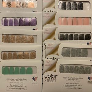 14 Brand New Color Street Sets and samples